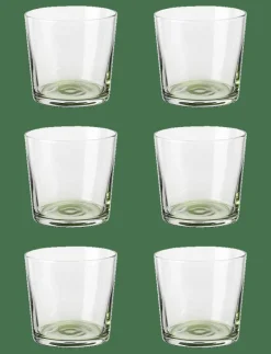 Broste Copenhagen ' - Dricksglas GLAS CLEAR/OLIVE GREEN New