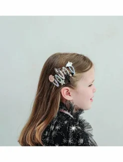 Mimi & Lula 5 Clic Clacs - Mini Halloween - Hårklämmor MULTI Clearance