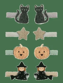 8 Hair Clips - Mini Halloween - Hårklämmor|Mimi & Lula Online