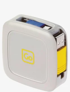 Go Travel 3 in 1 Retractable Connector Cable (1M) - Resetillbehör WHITE