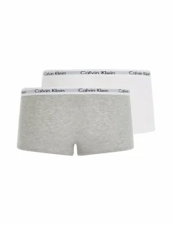 Calvin Klein 2 PACK TRUNK - Kalsonger WHITE GREY HTR Discount