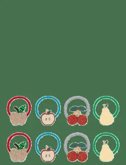 8 Ponies - Mini Fruity Mushroom Village - Hårklämmor|Mimi & Lula