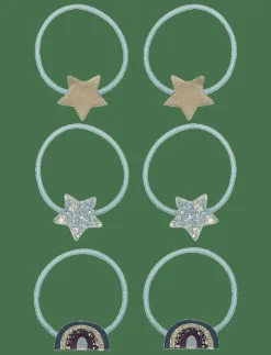 Mimi & Lula 6 Ponies - Over the Rainbow Ziggy - Hårsnoddar BLUE Outlet