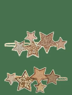 Mimi & Lula 2 Snap Grips - Starry Shimmer - Hårklämmor GOLD Hot