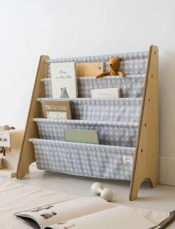 Bookcase, Gingham - Förvaringskorgar|3 Sprouts Best