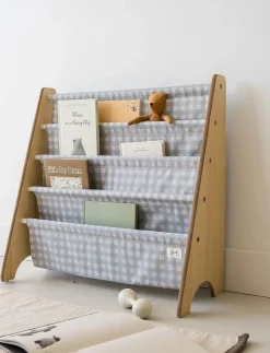 Bookcase, Gingham - Förvaringskorgar|3 Sprouts Best