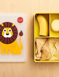 3 Sprouts Silicone Bento Food Box, Lion/ - Lunchlådor YELLOW Hot