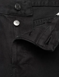 Filippa K 93 Straight Jeans - Utsvängda jeans BLACK