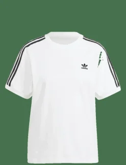 adidas Originals 3 STRIPE TEE - T-Shirts WHITE Sale
