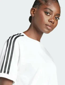 adidas Originals 3 STRIPE TEE - T-Shirts WHITE Sale