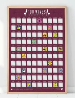 Gift Republic 100 Wines - Kalendrar & Anteckningsblock RED Sale