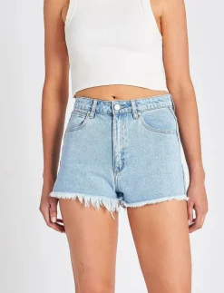 ABRAND A HIGH RELAXED SHORT ESMERALDA - Jeansshorts BLUE Online
