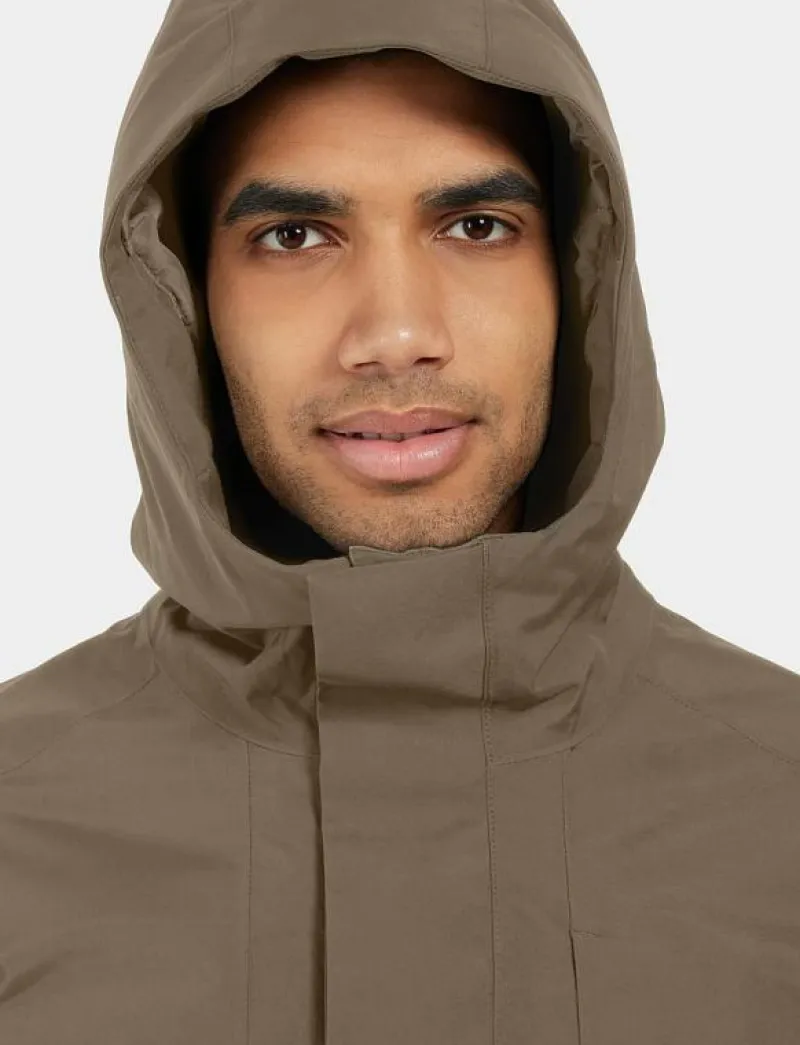 Didriksons ADAM USX JKT - Parkasjackor WALNUT