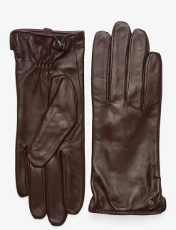 Adax glove Xenia - Fingervantar CHOCOLATE