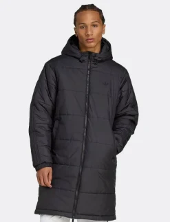 adidas Originals ADICOL LONG JKT - Dunjackor BLACK/BLACK/BLACK/BLA Online