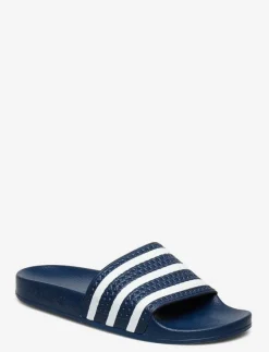 adidas Originals ADILETTE - Badtofflor ADIBLU/WHITE/ADIBLU Best