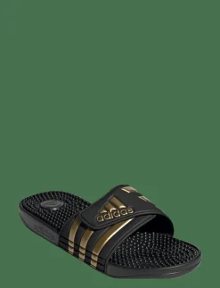 adidas Sportswear ADISSAGE - Badtofflor CBLACK/GOLDMT/CBLACK Outlet