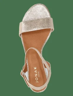225-AGRUME VELOURS LAMINE - Sandaler|Jonak Paris New