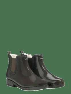 Aigle AI CARVILLE FUR 2 - Regnstövlar KAKI New