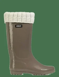 Aigle AI ELIOSA WINTER - Regnstövlar CHESTNUT New