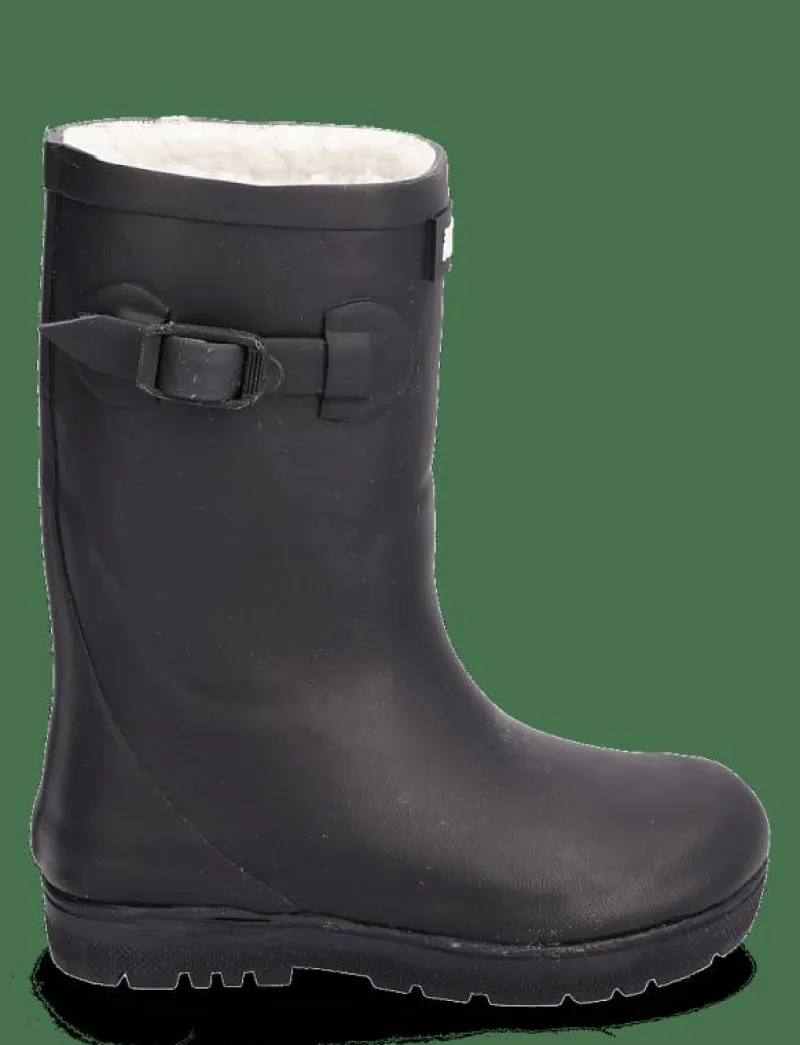 Aigle AI WOODY-POP FUR 2 - Höga gummistövlar MARINE Clearance