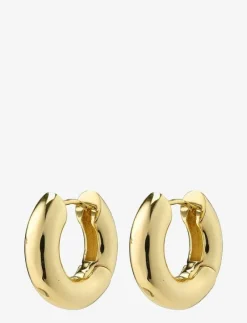 Pilgrim AICA recycled chunky hoop earrings - Hoops GOLD PLATED New