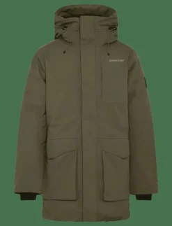 Didriksons AKILLES USX PARKA 2 - Parkasjackor DEEP GREEN Hot
