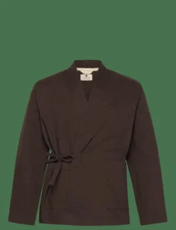 Anerkjendt AKJESPER KIMONO OVERSHIRT - Tunna jackor MULCH Best