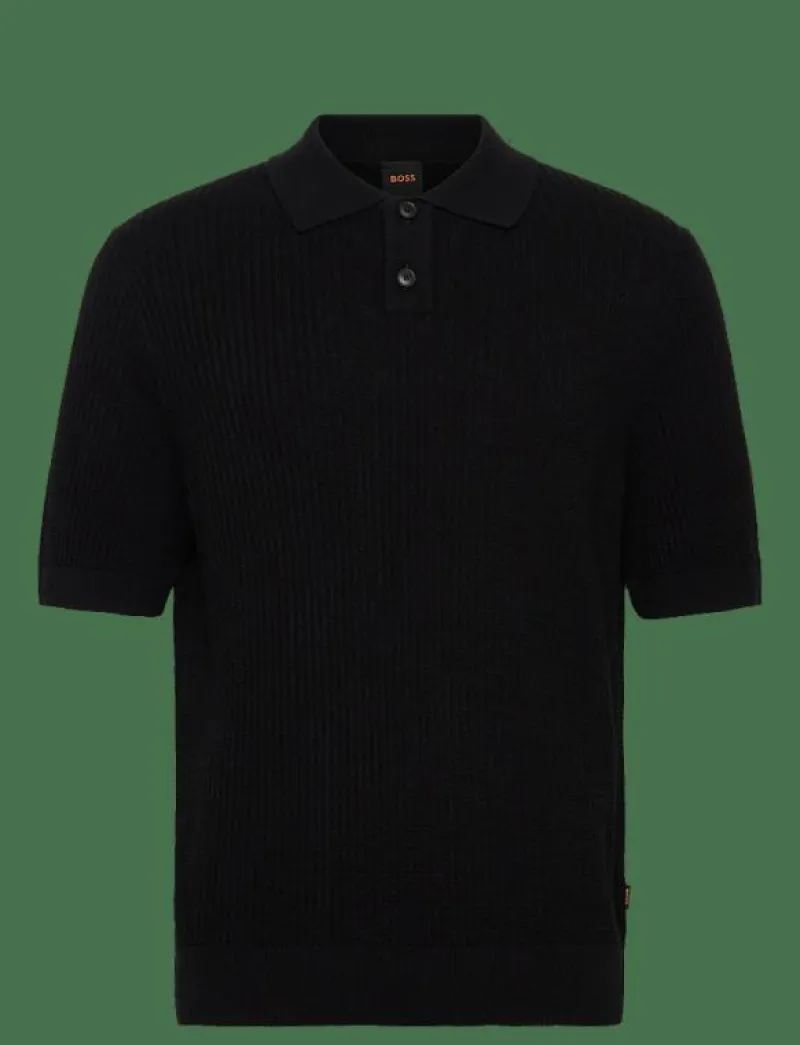 BOSS Akoppo - Kortärmade pikéer BLACK New