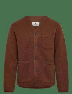 Anerkjendt AKSIGURD BOILED WOOL OVERSHIRT - Koftor CARAFE New