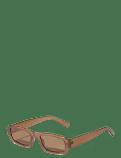 Pilgrim ALAYNA sunglasses - Square Frame BROWN Clearance