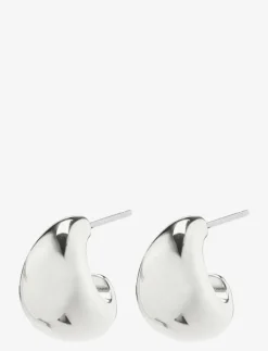 Pilgrim ALEXANE recycled chunky mini hoop earrings - Hoops SILVER PLATED Outlet