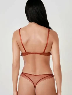 Etam ALLUSION - WIRELESS TRIANGLE BRA - Bralette BROWN Discount