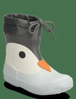 Viking Alv Indie Print - Höga gummistövlar LIGHT GREY Clearance