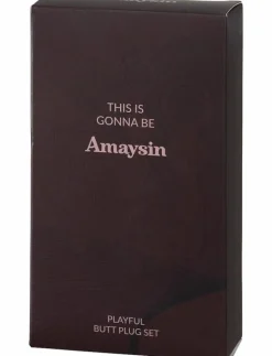 Amaysin Playful Butt Plug Set - Geishakulor & knipkulor MIXED COLOURS Online