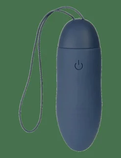 Amaysin Ribbed Rechargeable and Remote Controlled Love Egg - Beauty BLUE Hot