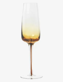 Broste Copenhagen Amber Champagne glass - Champagneglas CARAMEL Outlet