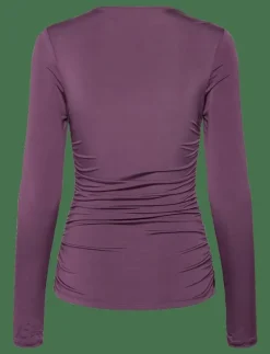 Amilia ring detail jersey top - Långärmade toppar|Malina Sale