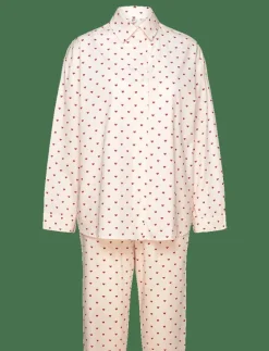 Becksöndergaard Amor Pyjamas Set - Pyjamas OFF-WHITE/RED Online
