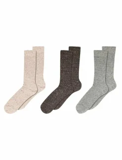 mp Denmark ANKLE HIRSE 2-pack 77009+77014 - Strumpor & Tights BEIGE MELANGE