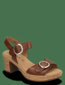 Gabor Ankle-strap sandal - Sandaler COGNAC Hot