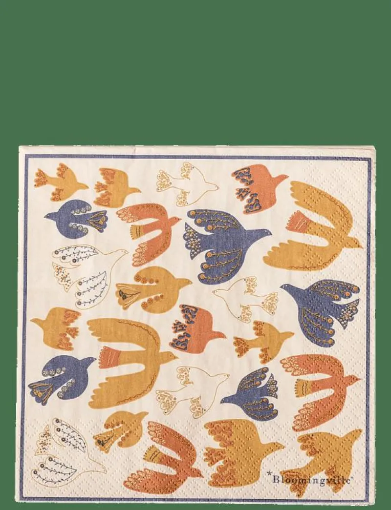 Bloomingville Anniversary Napkin - Servetter YELLOW Clearance