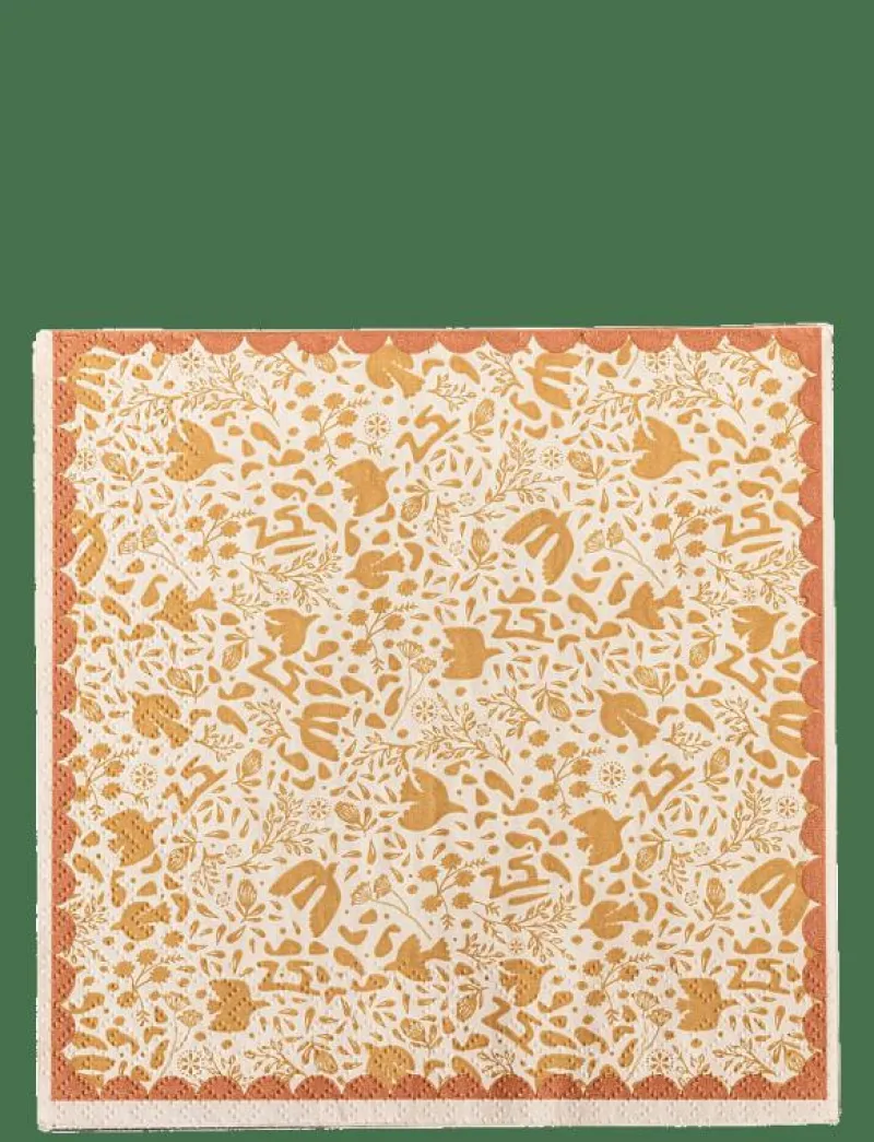 Bloomingville Anniversary Napkin - Servetter YELLOW Clearance