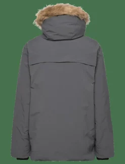 Anorak with shearling-effect hood - Anorak|Mango Hot