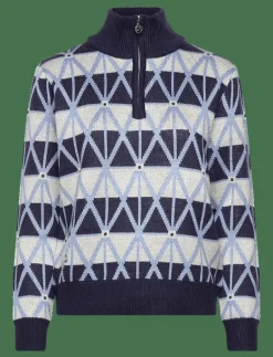 Argyle Half neck Pullover lined - Stickat|Daily Sports Sale