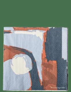 Bloomingville Arty Napkin - Servetter BLUE Sale
