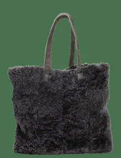 Shepherd Aspen väska patchwork fårskinn - Totes ASPHALT Discount