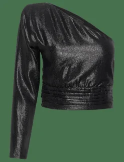 Asymmetrical puff sleeve blouse - Långärmade blusar|Mango