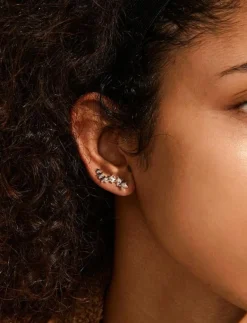 Pilgrim AVA recycled star earrings - Studs örhängen Silver Clearance