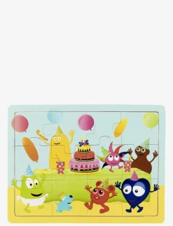 Babblarna- Babblarnas party, 12 pcs, 3- 6 y - Träpussel|Teddykompaniet